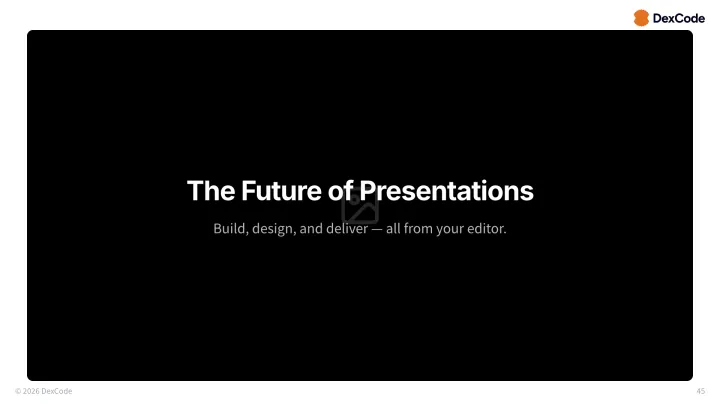 Image overlay text slide