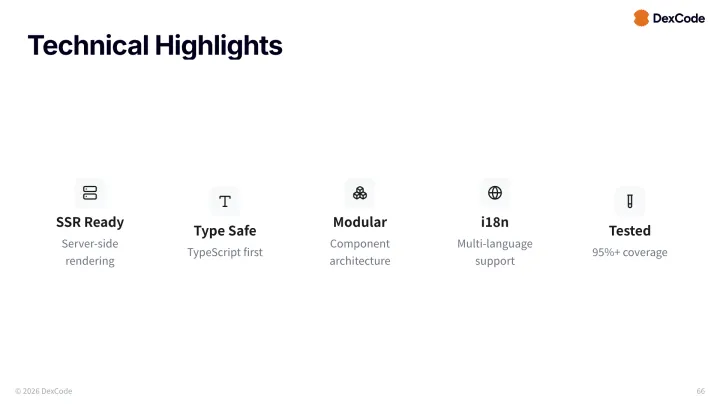 Icon list horizontal slide
