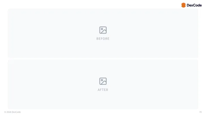 Stacked images slide